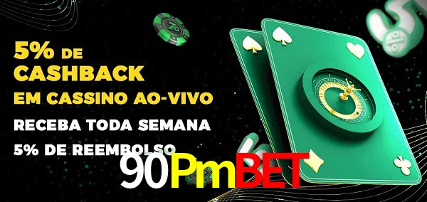 Promoções do cassino ao Vivo 90Pmbet